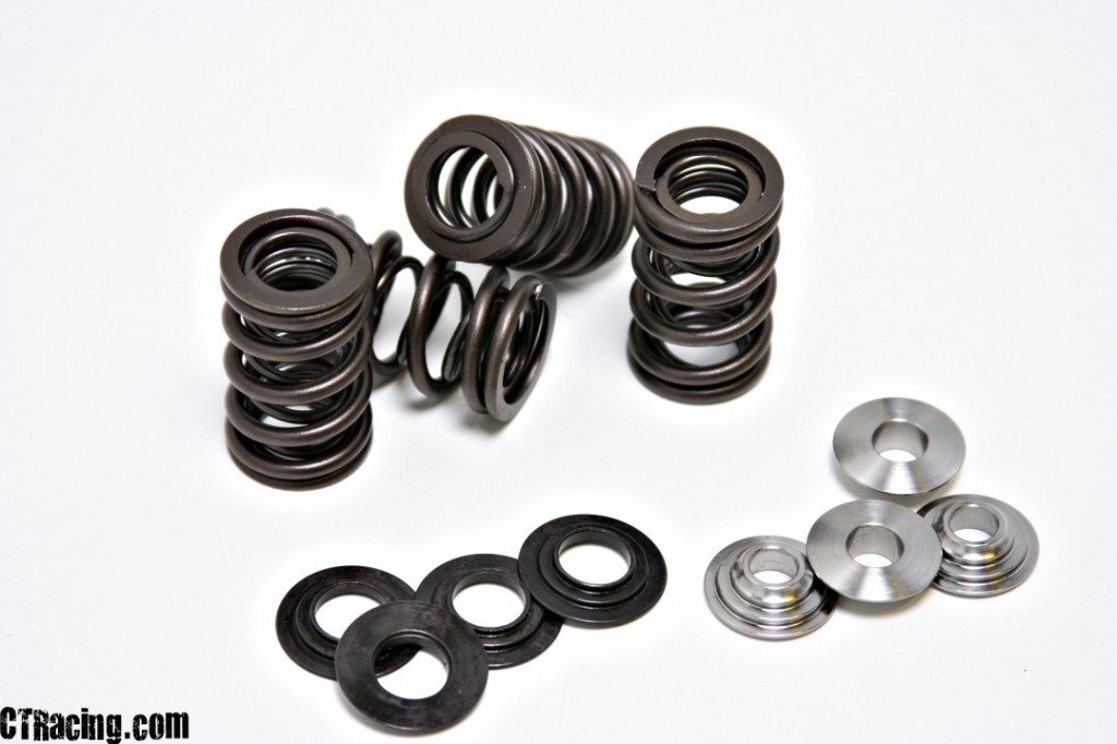 Raptor700RValveSprings4076  KFX450 Kibble White Lightweight Racing Valve Spring Kit with Titanium Retainers Raptor700RValveSprings4076 1024x682