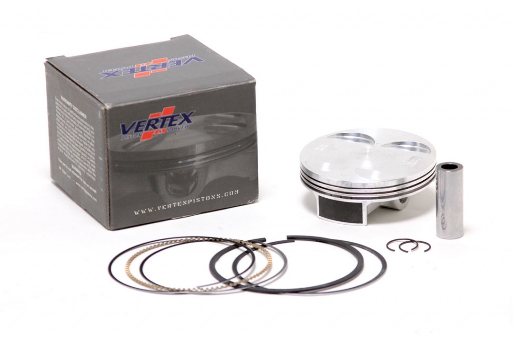 Vertex-4-Stroke-Piston-Kit  Raptor 250 Vertex Hi Performance Piston Kit – 74mm 10.8:1  Vertex 4 Stroke Piston Kit 1024x682
