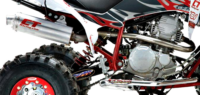 Raptor 250 Exhaust Pipe